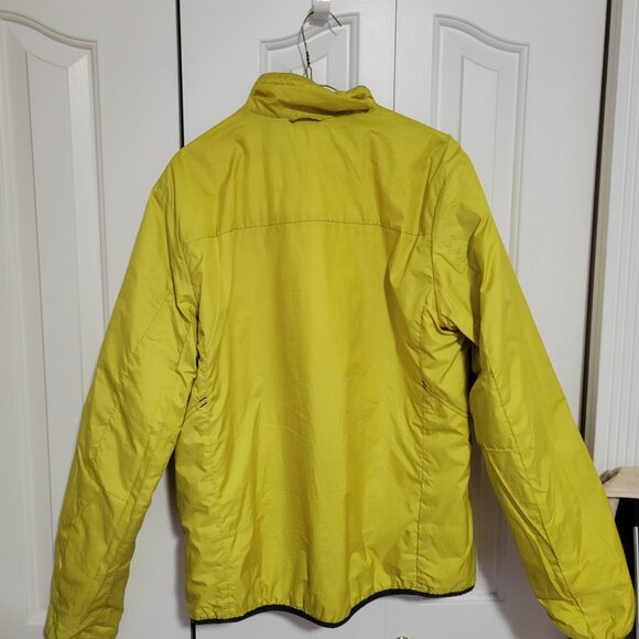 Eddie Bauer Grey/Yellow Reversible Light Down Jacket [Size: Men's Small] - Picture 6 of 7